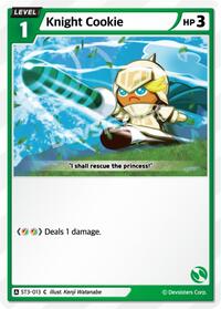 Knight Cookie #ST3-013 from Starter Deck Assortment 1 Pokemon card image