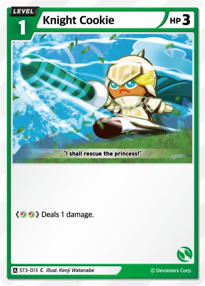 Knight Cookie - Starter Deck Assortment 1 - CookieRun: Braverse