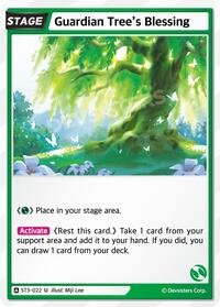 Guardian Tree's Blessing #ST3-022 from Starter Deck Assortment 1 Pokemon card image