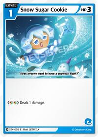 Snow Sugar Cookie #ST4-002 from Starter Deck Assortment 1 Pokemon card image
