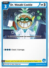 Dr. Wasabi Cookie #ST4-003 from Starter Deck Assortment 1 Pokemon card image