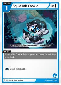 Squid Ink Cookie #ST4-010 from Starter Deck Assortment 1 Pokemon card image