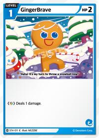 GingerBrave (011) (Ver. 2) #ST4-011 from Starter Deck Assortment 1 Pokemon card image