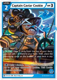 Captain Caviar Cookie #ST4-013 from Starter Deck Assortment 1 Pokemon card image