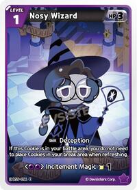 Nosy Wizard #BS9-096 from A Game of Truth and Deceit Pokemon card image