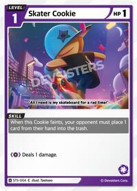 Skater Cookie #ST5-004 from Starter Deck Assortment 1 Pokemon card image