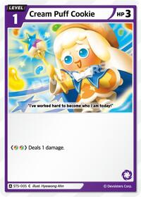 Cream Puff Cookie #ST5-005 from Starter Deck Assortment 1 Pokemon card image