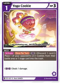 Yoga Cookie #ST5-007 from Starter Deck Assortment 1 Pokemon card image