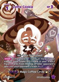 Latte Cookie (SEC) #BS9-098 from A Game of Truth and Deceit Pokemon card image