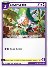 Clover Cookie #ST5-012 from Starter Deck Assortment 1 Pokemon card image