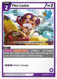 Pilot Cookie #ST5-013 from Starter Deck Assortment 1 Pokemon card image