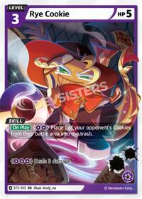 Rye Cookie #ST5-015 from Starter Deck Assortment 1 Pokemon card image