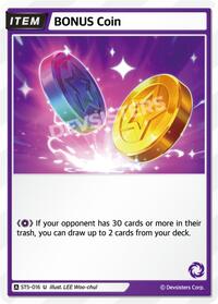 BONUS Coin #ST5-016 from Starter Deck Assortment 1 Pokemon card image