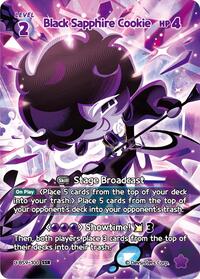 Black Sapphire Cookie (SSR) #BS9-100 from A Game of Truth and Deceit Pokemon card image
