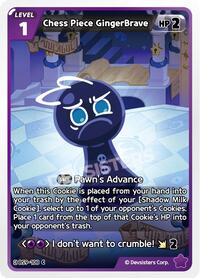 Chess Piece GingerBrave #BS9-108 from A Game of Truth and Deceit Pokemon card image