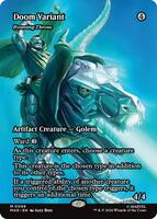 マジック：ザ・ギャザリング MTG Doom Variant foil Doom Variant - Roaming Throne (Borderless) - Marvel Universe
