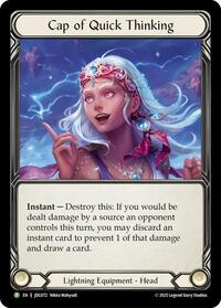 Cap of Quick Thinking - JDG072