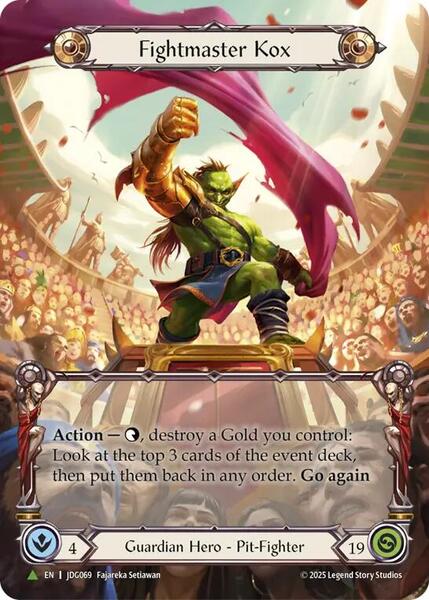 その他 KKFlesh and Blood Master Cog RF GaB Fightmaster Kox (Marvel) - JDG069 - Flesh and Blood: Promo Cards