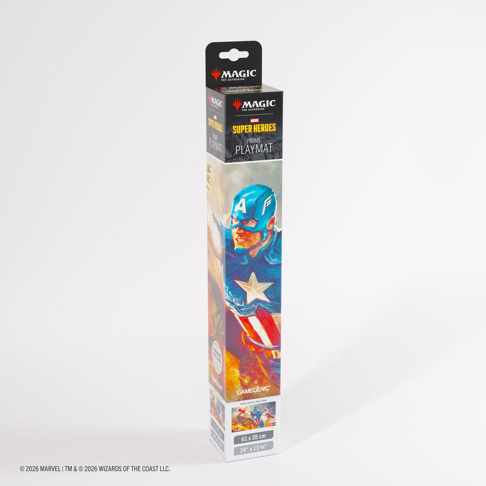 Magic: The Gathering Marvel Superheroes Prime Playmat - Captain