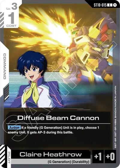 Diffuse Beam Cannon card