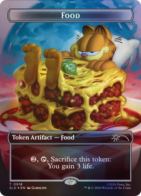 Secret Layer Tokens Food Token (0918) - Secret Lair Drop Series - Magic: The Gathering ...