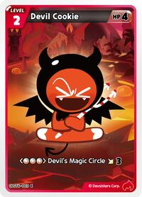 Devil Cookie #ST6-003 from Starter Deck Assortment 2: Legendary Cookie Pokemon card image