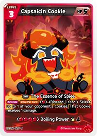 Capsaicin Cookie #ST6-009 from Starter Deck Assortment 2: Legendary Cookie Pokemon card image