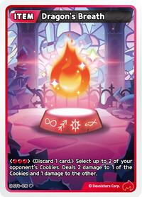 Dragon's Breath #ST6-016 from Starter Deck Assortment 2: Legendary Cookie Pokemon card image