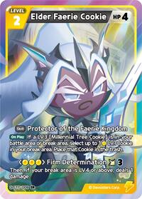 Elder Faerie Cookie #ST7-008 from Starter Deck Assortment 2: Legendary Cookie Pokemon card image