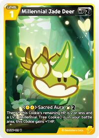 Millennial Jade Deer #ST7-011 from Starter Deck Assortment 2: Legendary Cookie Pokemon card image