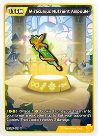 Miraculous Nutrient Ampoule #ST7-013 from Starter Deck Assortment 2: Legendary Cookie Pokemon card image