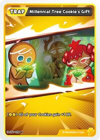 Millennial Tree Cookie's Gift #ST7-018 from Starter Deck Assortment 2: Legendary Cookie Pokemon card image