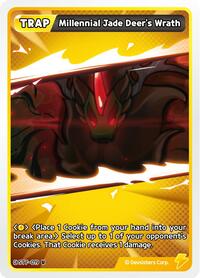 Millennial Jade Deer's Wrath #ST7-019 from Starter Deck Assortment 2: Legendary Cookie Pokemon card image