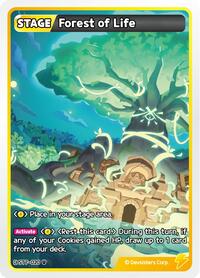 Forest of Life #ST7-020 from Starter Deck Assortment 2: Legendary Cookie Pokemon card image