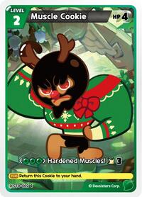 Muscle Cookie #ST8-002 from Starter Deck Assortment 2: Legendary Cookie Pokemon card image