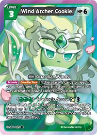 Wind Archer Cookie #ST8-005 from Starter Deck Assortment 2: Legendary Cookie Pokemon card image