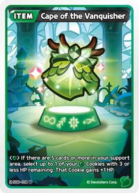 Cape of the Vanquisher #ST8-014 from Starter Deck Assortment 2: Legendary Cookie Pokemon card image