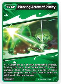 Piercing Arrow of Purity #ST8-018 from Starter Deck Assortment 2: Legendary Cookie Pokemon card image