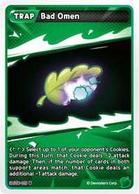 Bad Omen #ST8-019 from Starter Deck Assortment 2: Legendary Cookie Pokemon card image
