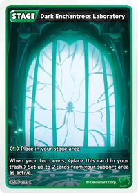 Dark Enchantress Laboratory #ST8-020 from Starter Deck Assortment 2: Legendary Cookie Pokemon card image