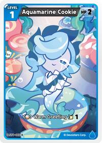 Aquamarine Cookie #ST9-002 from Starter Deck Assortment 2: Legendary Cookie Pokemon card image