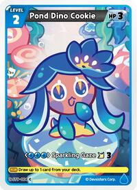 Pond Dino Cookie #ST9-004 from Starter Deck Assortment 2: Legendary Cookie Pokemon card image