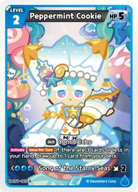 Peppermint Cookie #ST9-007 from Starter Deck Assortment 2: Legendary Cookie Pokemon card image