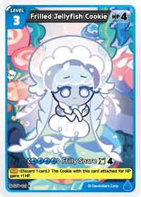 Frilled Jellyfish Cookie #ST9-011 from Starter Deck Assortment 2: Legendary Cookie Pokemon card image