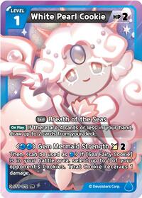 White Pearl Cookie #ST9-012 from Starter Deck Assortment 2: Legendary Cookie Pokemon card image