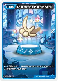 Shimmering Moonlit Coral #ST9-013 from Starter Deck Assortment 2: Legendary Cookie Pokemon card image