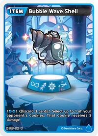 Bubble Wave Shell #ST9-016 from Starter Deck Assortment 2: Legendary Cookie Pokemon card image