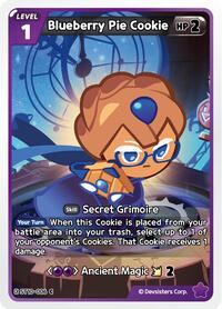 Blueberry Pie Cookie #ST10-006 from Starter Deck Assortment 2: Legendary Cookie Pokemon card image