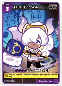 Taurus Cookie #ST10-012 from Starter Deck Assortment 2: Legendary Cookie Pokemon card image