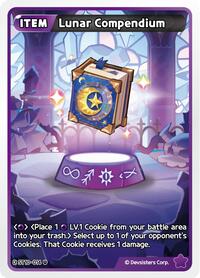 Lunar Compendium #ST10-014 from Starter Deck Assortment 2: Legendary Cookie Pokemon card image